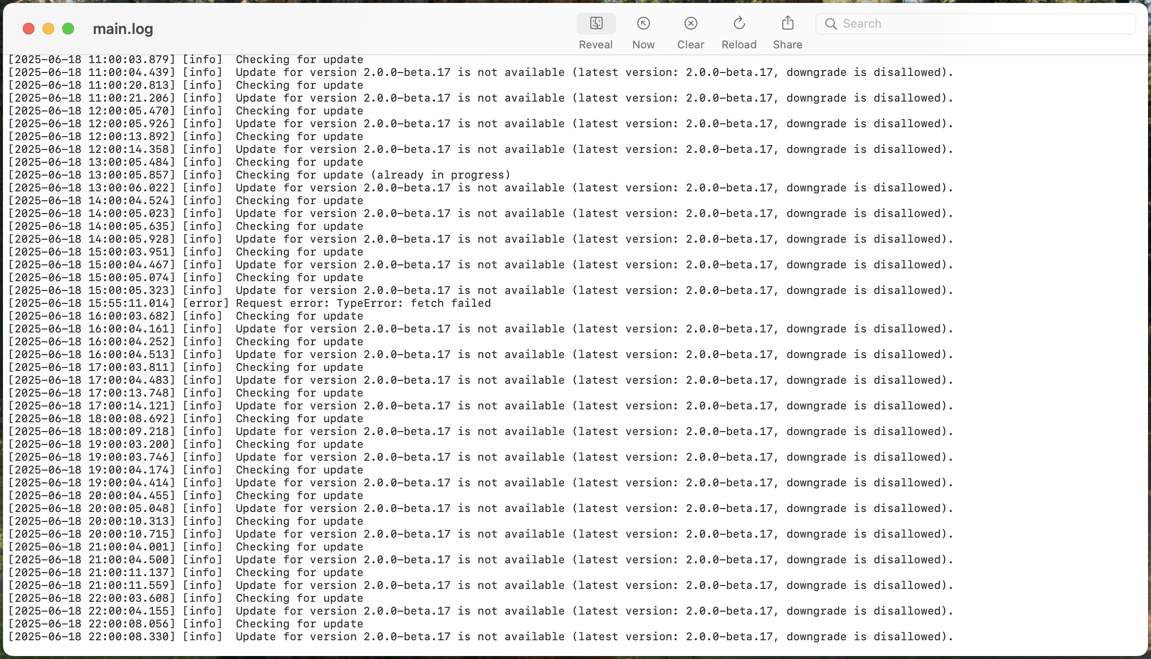 macOS logs