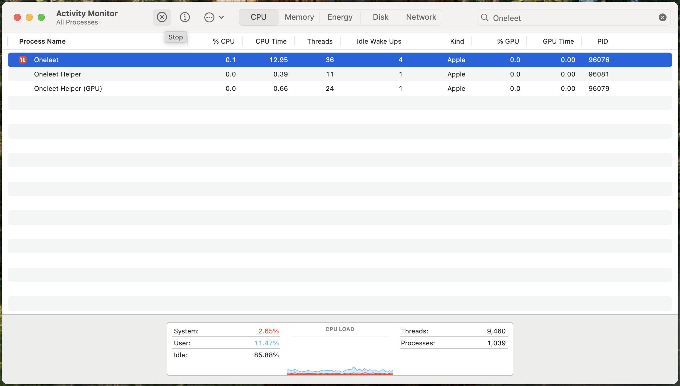macOS quit